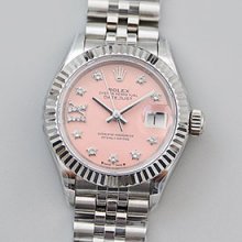 ROLEX 279174G デイトジャスト 28mm ピンク IXダイヤ スターダイヤル