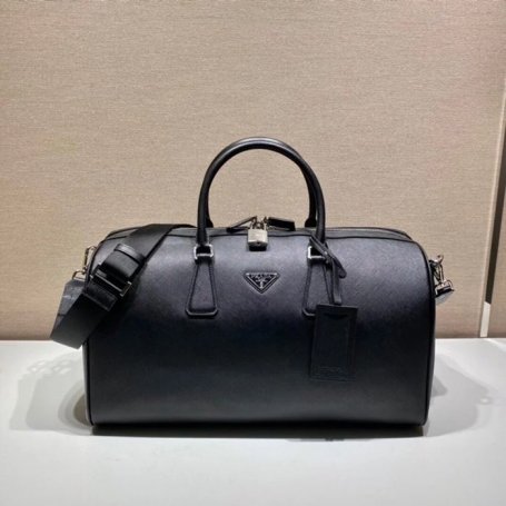 PRADA 2VC018 サフィアーノレザートラベルバッグ サイズ:50x27.5x25cm