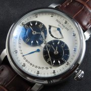 PATEK PHILIPPE デュアルタイム パワーリザーブ Asian 21600振動 ホワイト 実用性抜群
