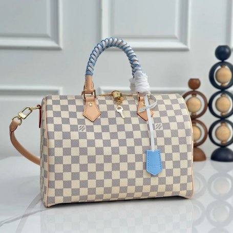 LOUIS VUITTON N40908 キャンバス パターン ブルー 斜め掛けバッグ レディース斜め掛け 30x21x17cm サイズ:30x21x17cm