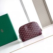 GOYARD 6107 レザー ワインレッド ハンドバッグ、ハンドバッグ ヴァンドーム、レザー、クラシック 18x13.5cm サイズ:18x13.5cm