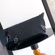DIOR 1DBME210YUS プリントフラップメッセンジャー ジェット ブラウン サイズ:48x25x19cm