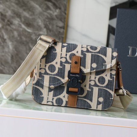 DIOR サドルメッセンジャー 酒椰葉効果オブリーク サイズ:24x16.5x5.5cm