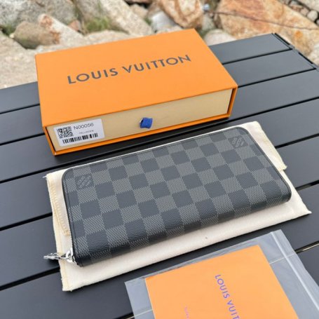 LOUIS VUITTON N00056 ジッピー長財布 ホリゾンタル ダミエグラファイト サイズ:21x2.5x10cm