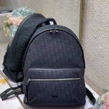 Dior オブリーク リュック オールレザー ブラック 212 サイズ:42x30x15cm