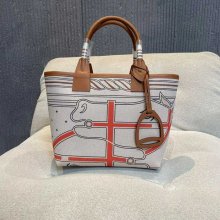 HERMES カーフスキン ハンドバッグ セミハンドメイド 25cm サイズ:25cm