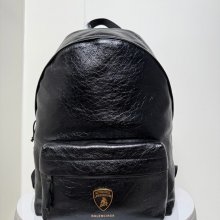 Balenciaga ランボルギーニ コラボ リュック オールレザー ブラック 188015 サイズ:47x35x18cm