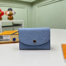 LOUIS VUITTON M83231 ロザリーゼロ財布 モノグラムアンプラント ブルー サイズ:11x8x2.5cm
