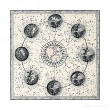 ディオール 星座プリントスカーフ 90x90cm