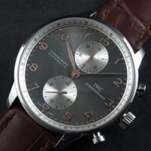 IWC ポルトギーゼ クロノグラフ 自動巻き ブラック