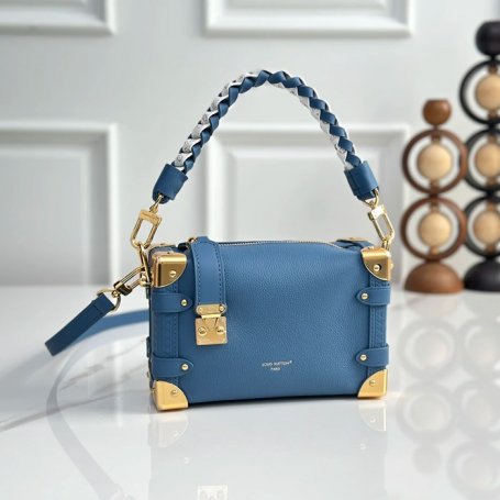 LOUIS VUITTON M27436 キャンバス モノグラム ブルー 斜め掛けバッグ レディース斜め掛け手提げ 19x12.5x7.5cm サイズ:19x12.5x7.5cm
