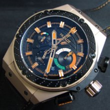 HUBLOT キングパワー クロノグラフ サンドブラスト加工 出来栄え良好