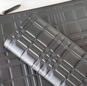 BURBERRY プレスチェックレザー長財布 サイズ:19x10cm