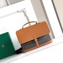 GOYARD シタディン 小メッセンジャー 黒棕 サイズ:38x33cm