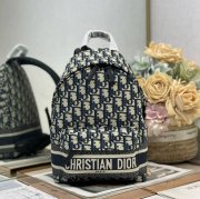 Dior ディオールトラベル リュック オブリーク ブルー 6108 サイズ:31.5x21.5x13cm