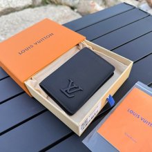 LOUIS VUITTON M69979 ポケットオーガナイザー LVエアログラム ブラック サイズ:8x11cm