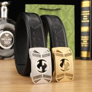 グッチ メンズ ベルト 自動バックル 35mm