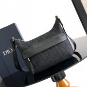 DIOR ライダーソフト餃子バッグ オブリーク 黒 サイズ:25x22cm