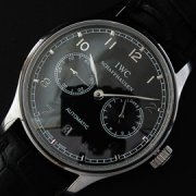 IWC ポルトギーゼ ブラック文字盤 自動巻き 優秀店舗