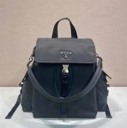 Prada クラシック ナイロン ショルダーストラップ ナイロン ブラック 2VZ118 サイズ:39x37x20cm