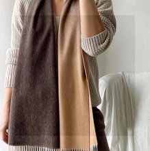 エルメス カップル向け。グラデーションカラー。カシミヤ 32x190