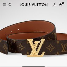 LV メンズ ベルト 両面用 40mm