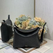 DIOR 1412 レター、パッチワーク ブラック、ゴールド ショルダーバッグ、ハンドバッグ 中 小 33.0x27.0x9.0cm サイズ:33x27cm