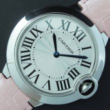 CARTIER バロンブルー ホワイト文字盤 904Lステンレス 鏡面仕上げ 自社製