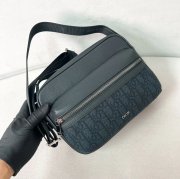 DIOR ライダー2.0メッセンジャー モノグラム×レザー サイズ:23x17x7.5cm