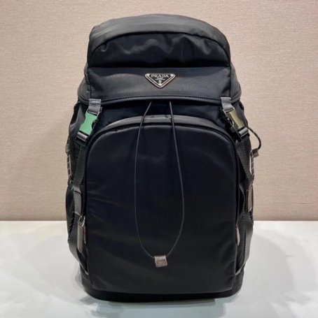 Prada 登山 リュック ナイロン ブラック 2VZ123 サイズ:46x28x22cm
