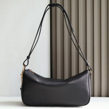 GUCCI 860787 カーフレザー、レザー ブラック ショルダーバッグ 馬銜 32x17x12cm サイズ:32x17x12cm