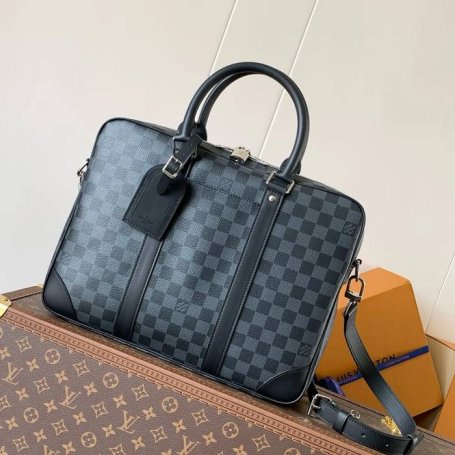 LOUIS VUITTON M40445 モノグラムブリーフケース ボヤージュ サイズ:36.5x27.5cm