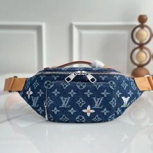 LOUIS VUITTON M27640 ブルーデニムウエストバッグ ラッシュ サイズ:30x15cm