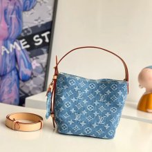 LOUIS VUITTON M28107 デニム 配色 デニム ショルダーバッグ レディースショルダー 18x16x12cm サイズ:18x16x12cm