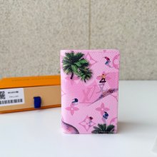 LOUIS VUITTON M26800 ポケットオーガナイザー モノグラム スケボー ピンク サイズ:5x11.1cm