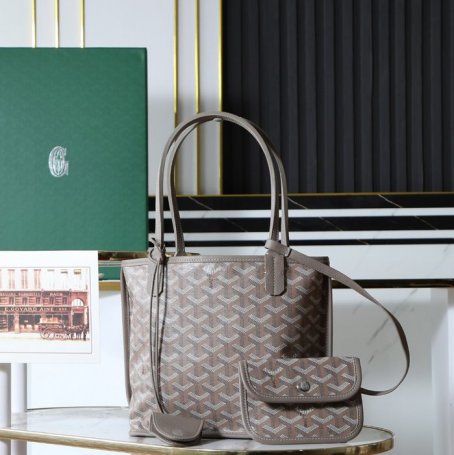 GOYARD 020660 レザー ハンドバッグ クラシック サイズ:28/20x20x10cm