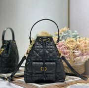 DIOR 3372 ラムレザー、レザー グレンチェック、レター ブラック、ゴールド、ベージュ 斜め掛けバッグ、ショルダーバッグ、ハンドバッグ 小 新作 サイズ:24x20cm