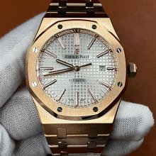 AUDEMARS PIGUET 15400OR IP工場 ロイヤルオーク 41mm シルバー 最高級