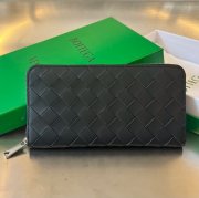 BOTTEGA VENETA BV 593217 メンズ編み財布 クラシック編み牛皮 19x10cm サイズ:19x10cm