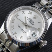 ROLEX デイトジャスト レディス シルバー文字盤 彼女へ