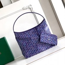 GOYARD 5502 レザー ショルダーバッグ、流浪バッグ、ハンドバッグ レザー、小 サイズ:42x27x15cm