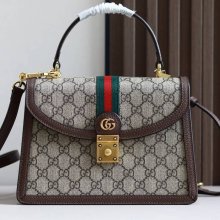 GUCCI 651055 キャンバス 斜め掛けバッグ、ハンドバッグ、ハンドバッグ オフィディア、GG、クラシック 25x18cm サイズ:25x18cm