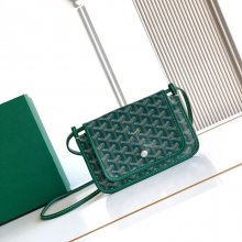 GOYARD 5509 グリーン 斜め掛けバッグ、封筒バッグ、ハンドバッグ 小 20.5x14x2.5cm サイズ:20.5x14x2.5cm