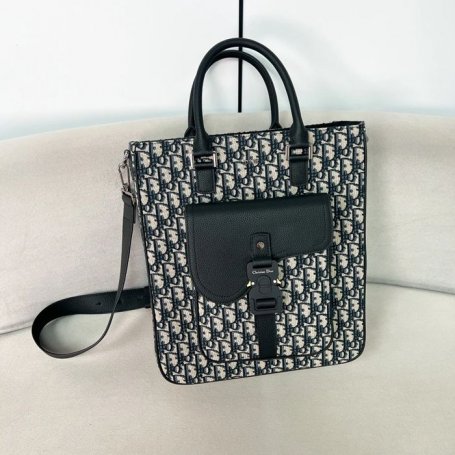 DIOR サドルトート ブリーフケース サイズ:36x32x13.5cm
