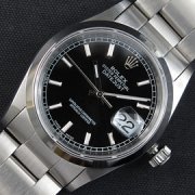 ROLEX デイトジャスト ブラック文字盤 信頼店舗