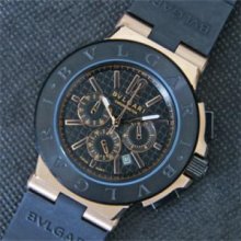 BVLGARI ディアゴノ クロノグラフ クォーツ搭載