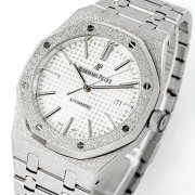 AUDEMARS PIGUET 15410 APS製 ロイヤルオーク 41mm フロステッドゴールド シルバー