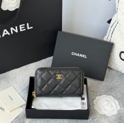 CHANEL 3686 0112 25c ラージジッピー長財布 カヴィア粒革 サイズ:12x8x2cm