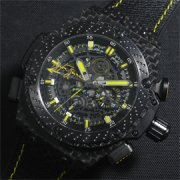 HUBLOT キングパワー アイルトンセナ Asian 7750搭載 自動巻き ブラック クロノグラフ