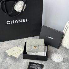 CHANEL AP0230 84401 三つ折り財布 細粒牛皮 サイズ:10.5x7.5cm